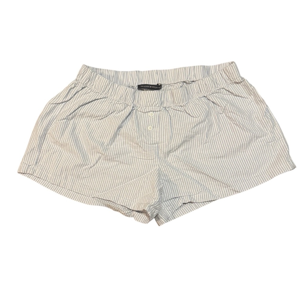 Brandy Melville Linen Short Striped
